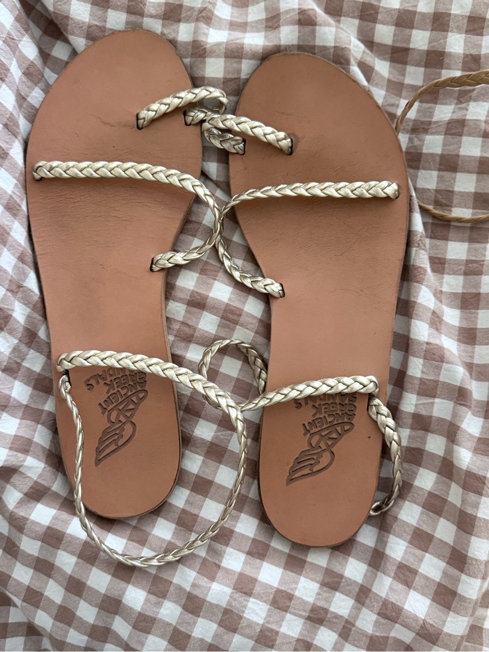 Ancient Greek Sandals Eleftheria flat sandals